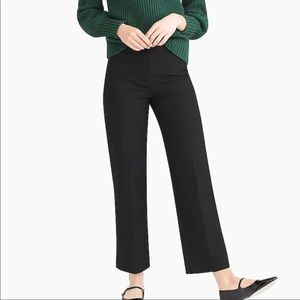 J.Crew Wide Leg Cropped Kristyn Pant Stretch Twill